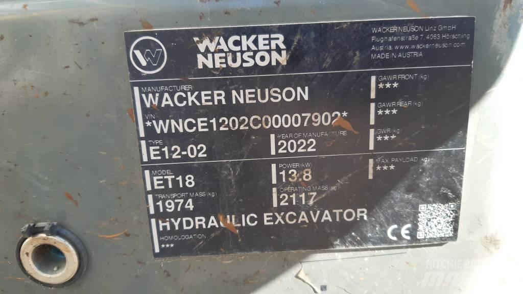 Wacker Neuson ET 18 Гусеничні екскаватори