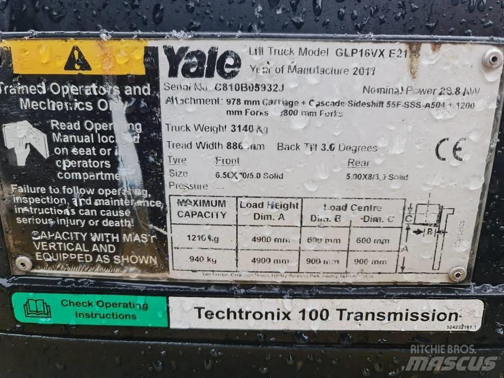 Yale GLP16VX Газові навантажувачі