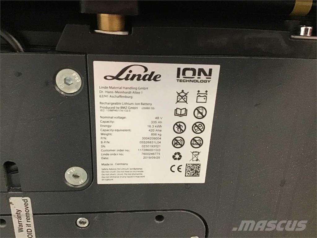 Linde E16 ION Електронавантажувачі