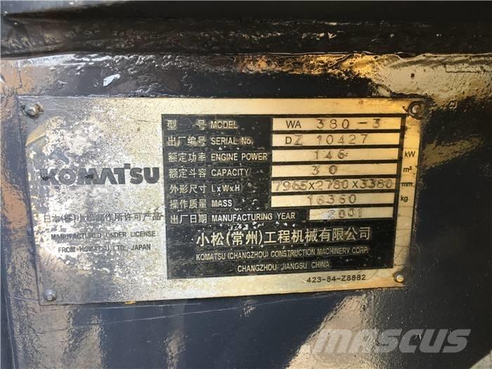 Komatsu WA 380-3 Фронтальні навантажувачі