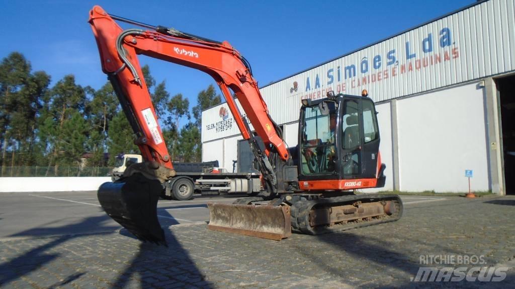 Kubota KX 080-4 Середні екскаватори 7т. - 12т.