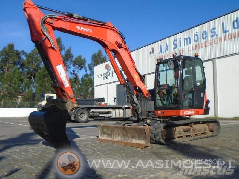 Kubota KX 080-4 Середні екскаватори 7т. - 12т.