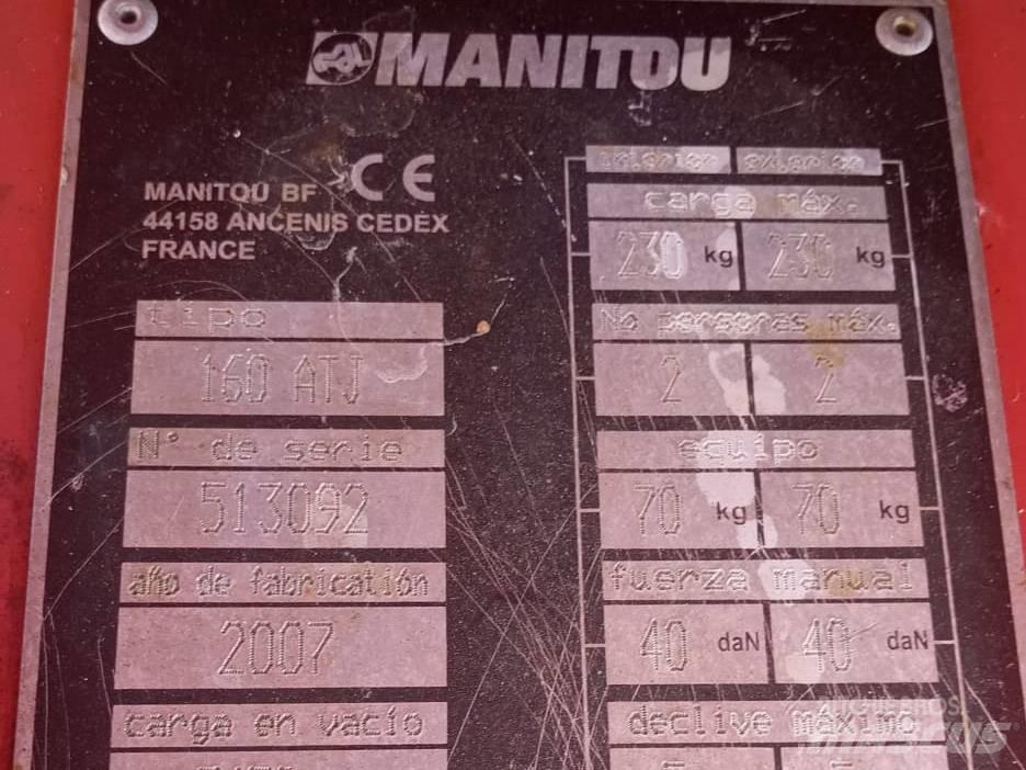 Manitou 160 ATJ Колінчаті підйомники