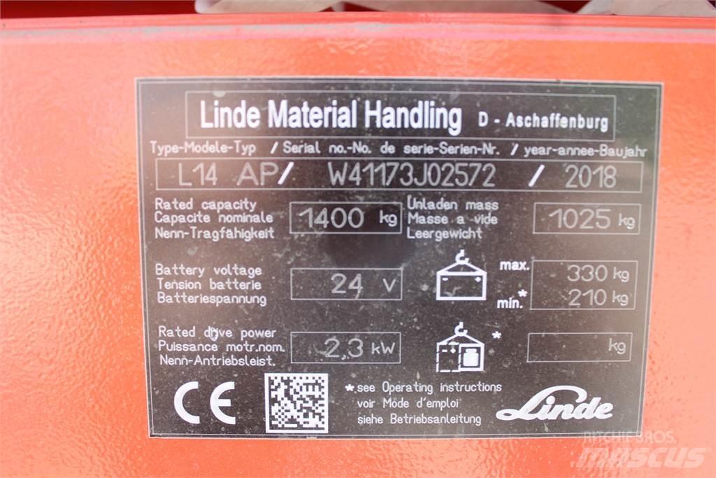 Linde L14APi Ручний візок