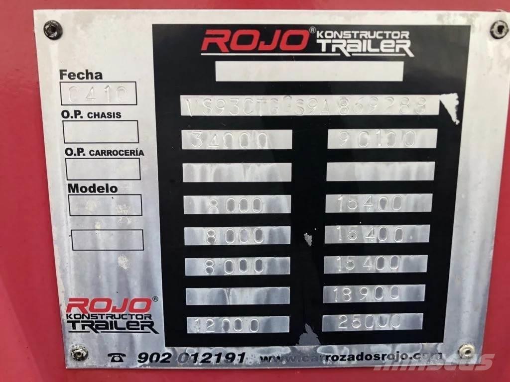  ROJO 1+ 3 LOWLOADER Низькорамні напівпричепи