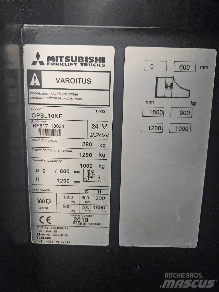 Mitsubishi OPBL10NF Підбірник заказів із середніх ярусів