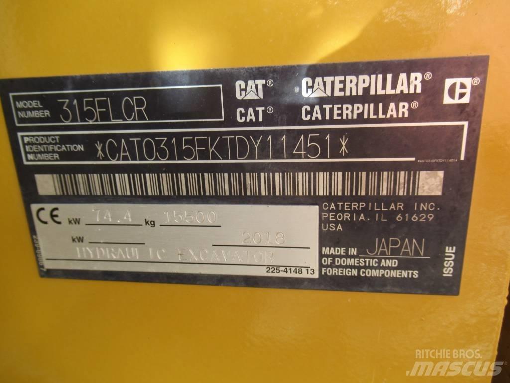 CAT 315F LCR Гусеничні екскаватори