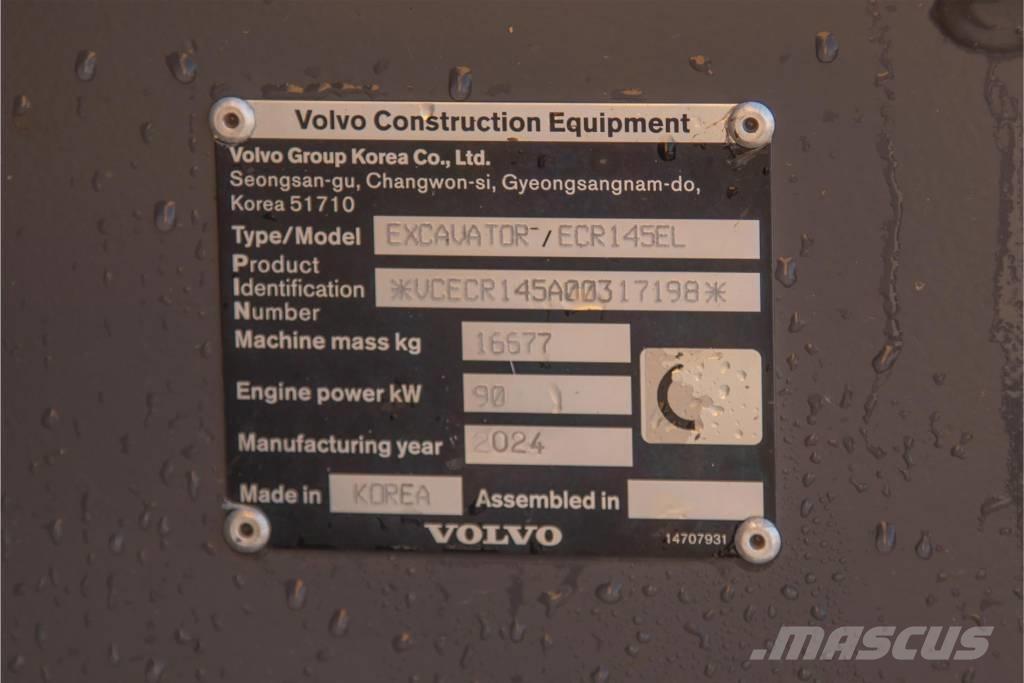 Volvo ECR 145 E Гусеничні екскаватори
