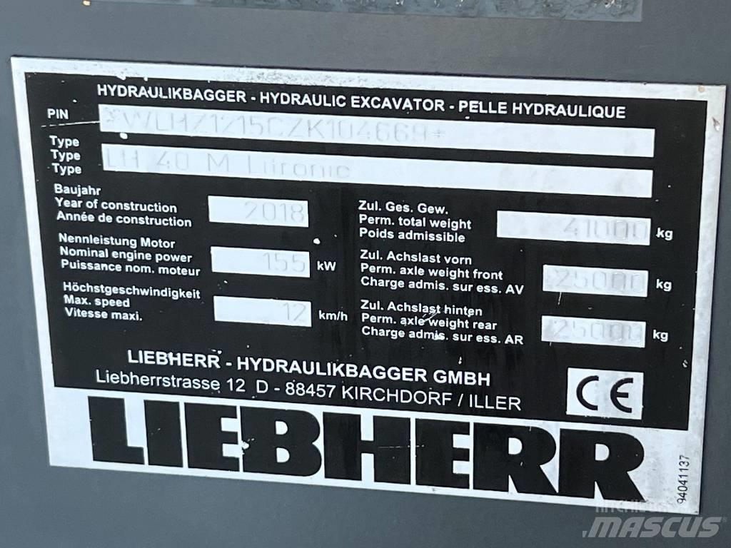 Liebherr LH 40 M ERC Складська техніка - Інші