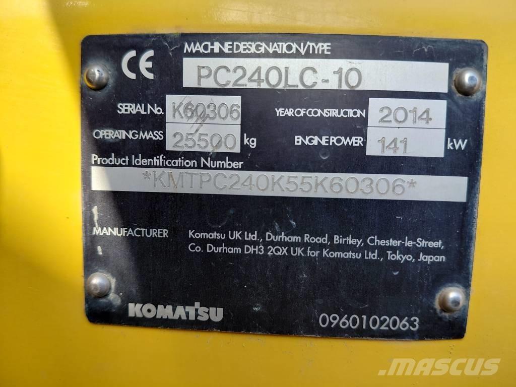 Komatsu PC 240 LC-10 Гусеничні екскаватори
