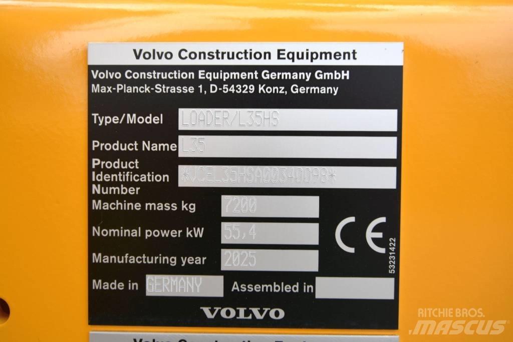 Volvo L 35 HS Фронтальні навантажувачі
