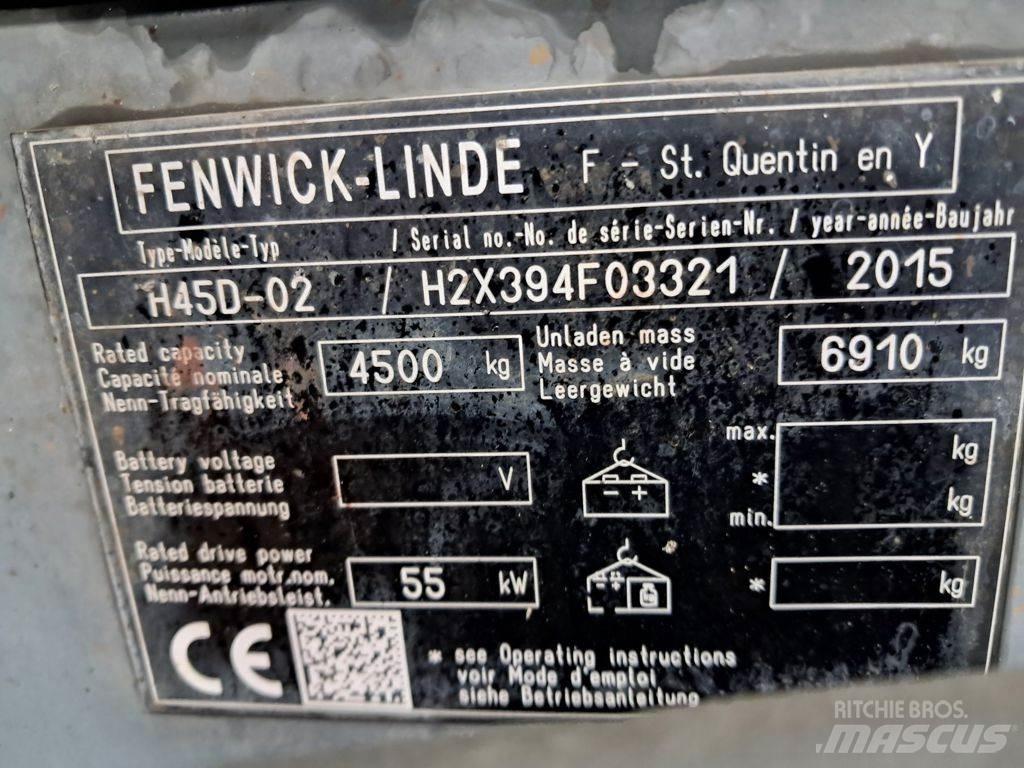 Linde H45D-02 Дизельні навантажувачі