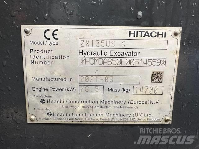 Hitachi ZX 135 US-6 Гусеничні екскаватори