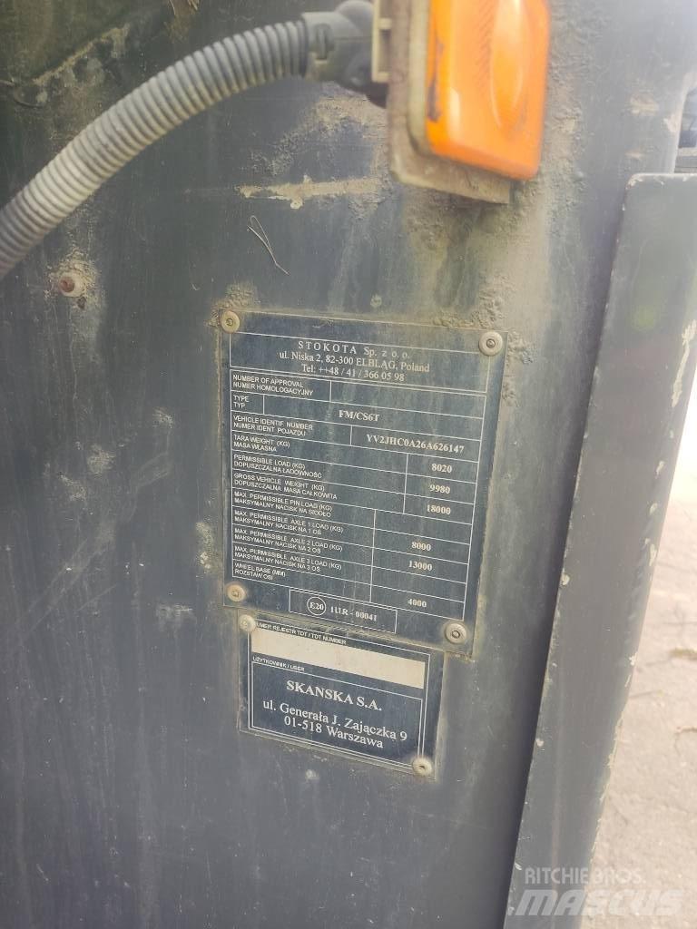  Volvo/Stokota FM/CS Вантажівки-цистерни