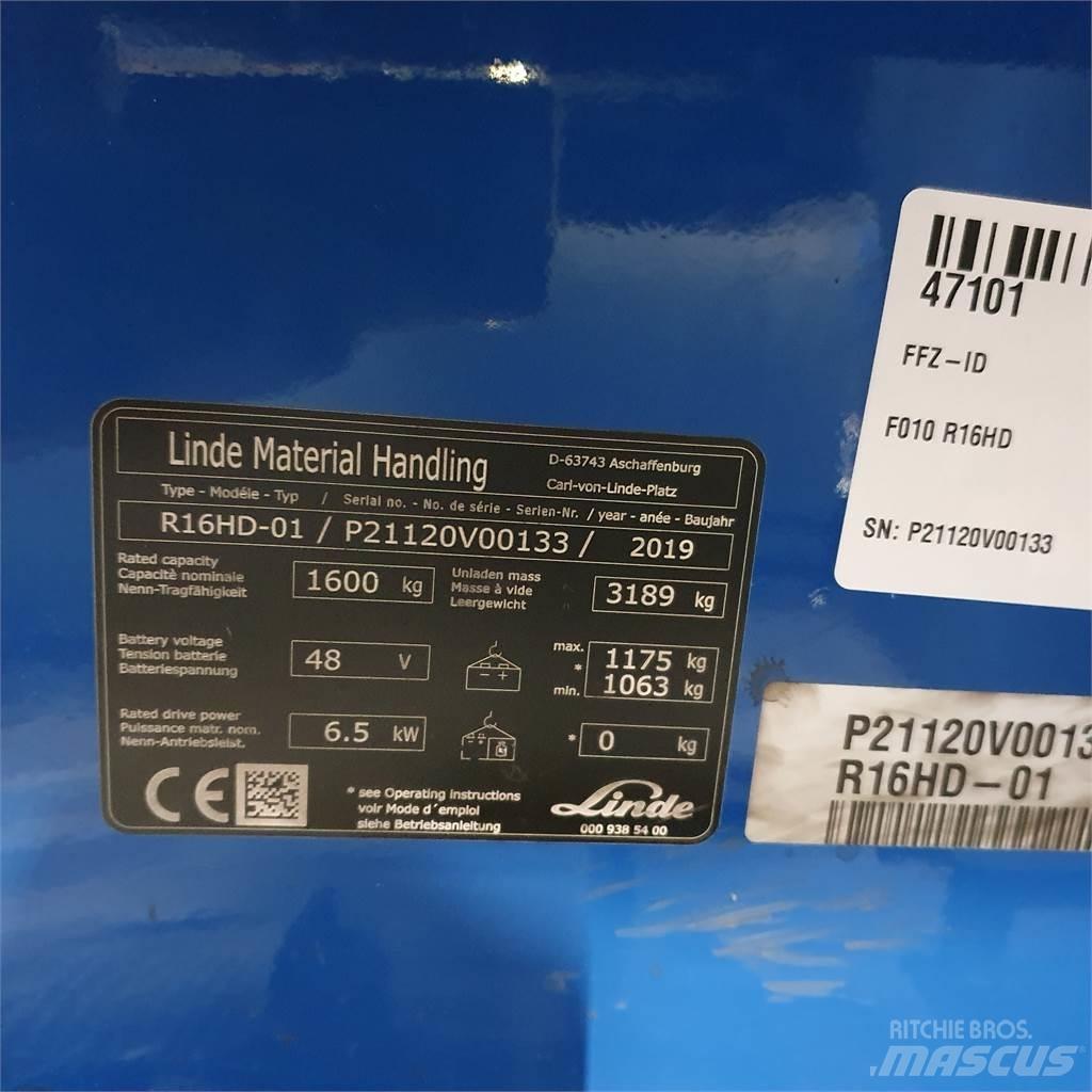 Linde R16HD Річ-трак із високим підйомом