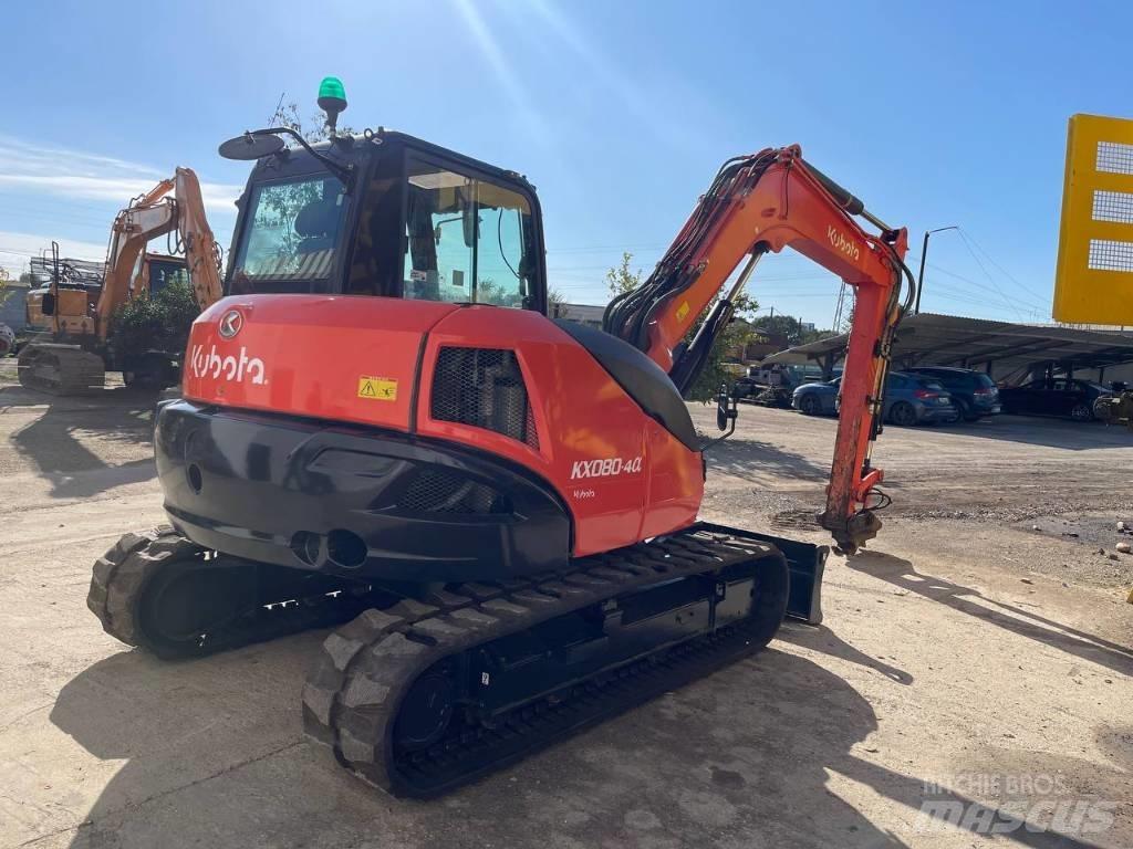Kubota KX 080-4 Середні екскаватори 7т. - 12т.
