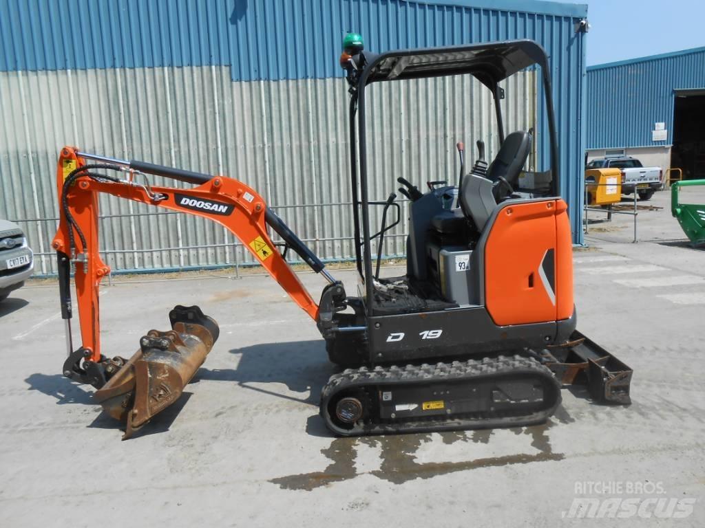 Doosan DX 19 Міні-екскаватори < 7т