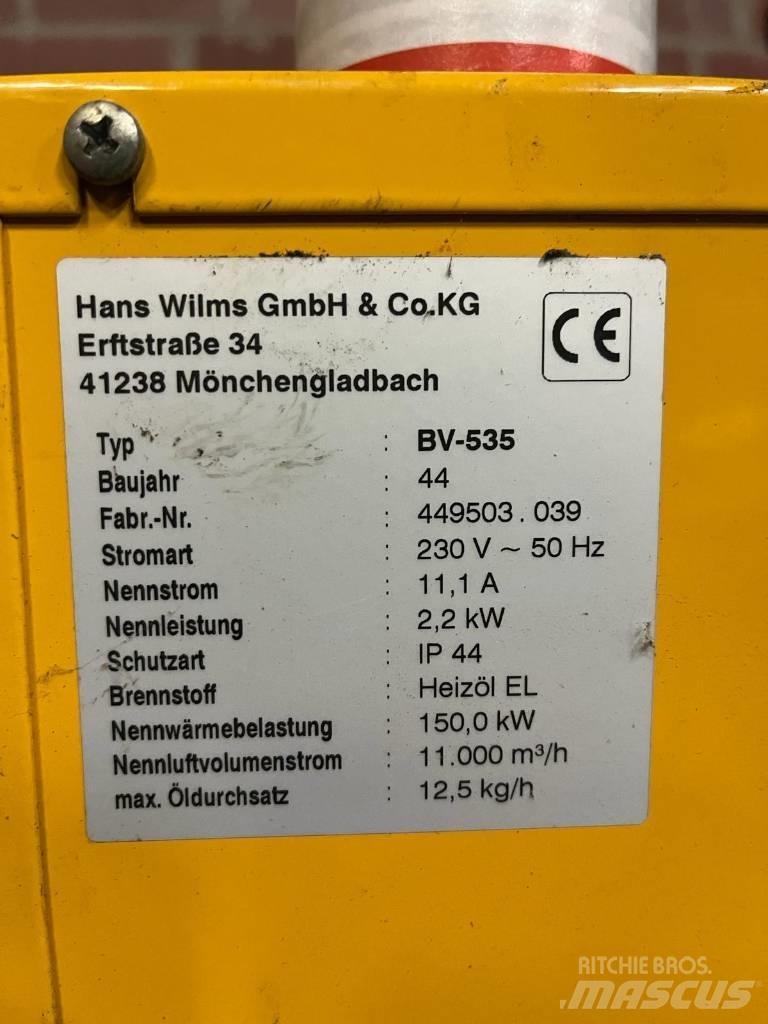 Wilms BV 535 Обладнання для прогріву і розморожування