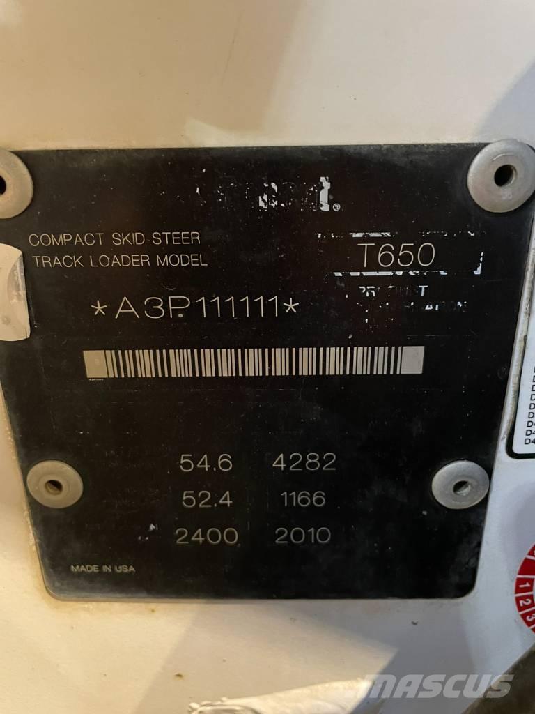 Bobcat T 650 Гусеничні вантажники