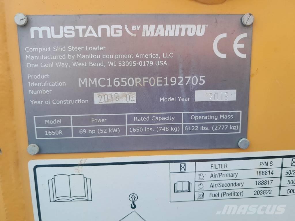 Mustang 1650 R Міні-навантажувачі