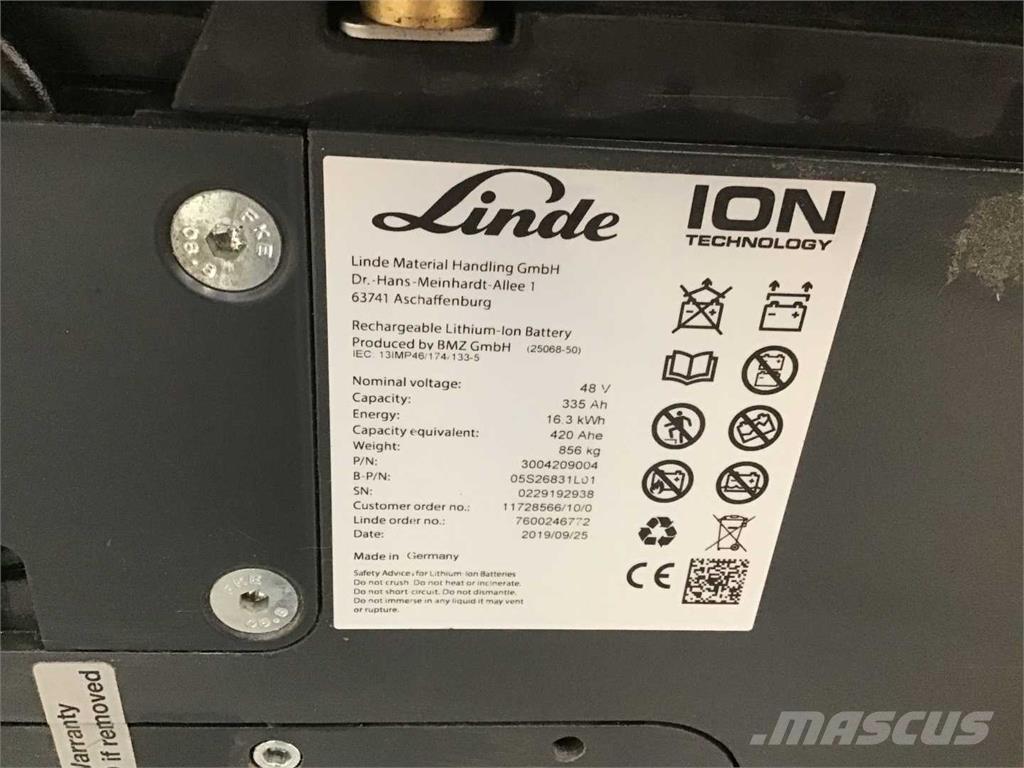 Linde E16 ION Електронавантажувачі