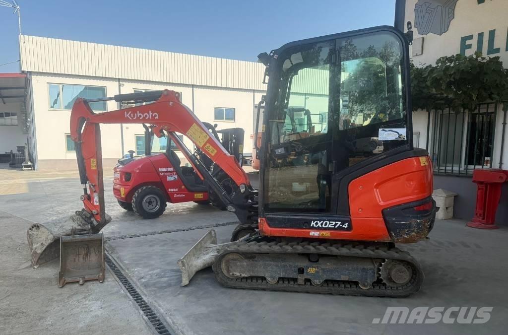 Kubota KX 027-4 Міні-екскаватори < 7т