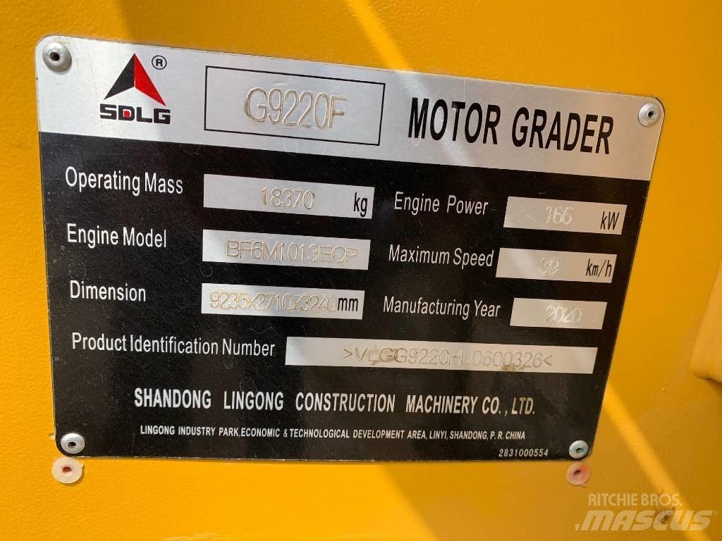 SDLG G 9220 Грейдери