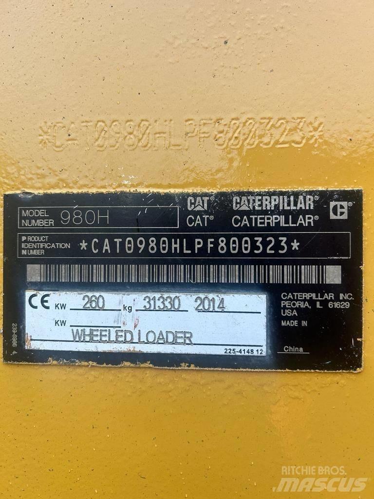 CAT 980H Фронтальні навантажувачі