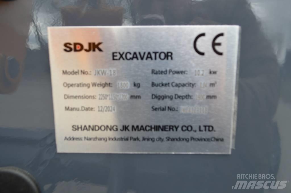 Kubota JKW-18 Міні-екскаватори < 7т