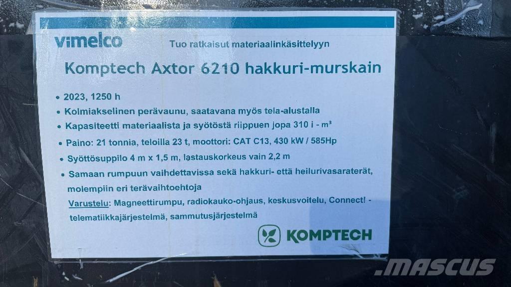 Komptech Axtor 6210 Подрібнювачі деревини