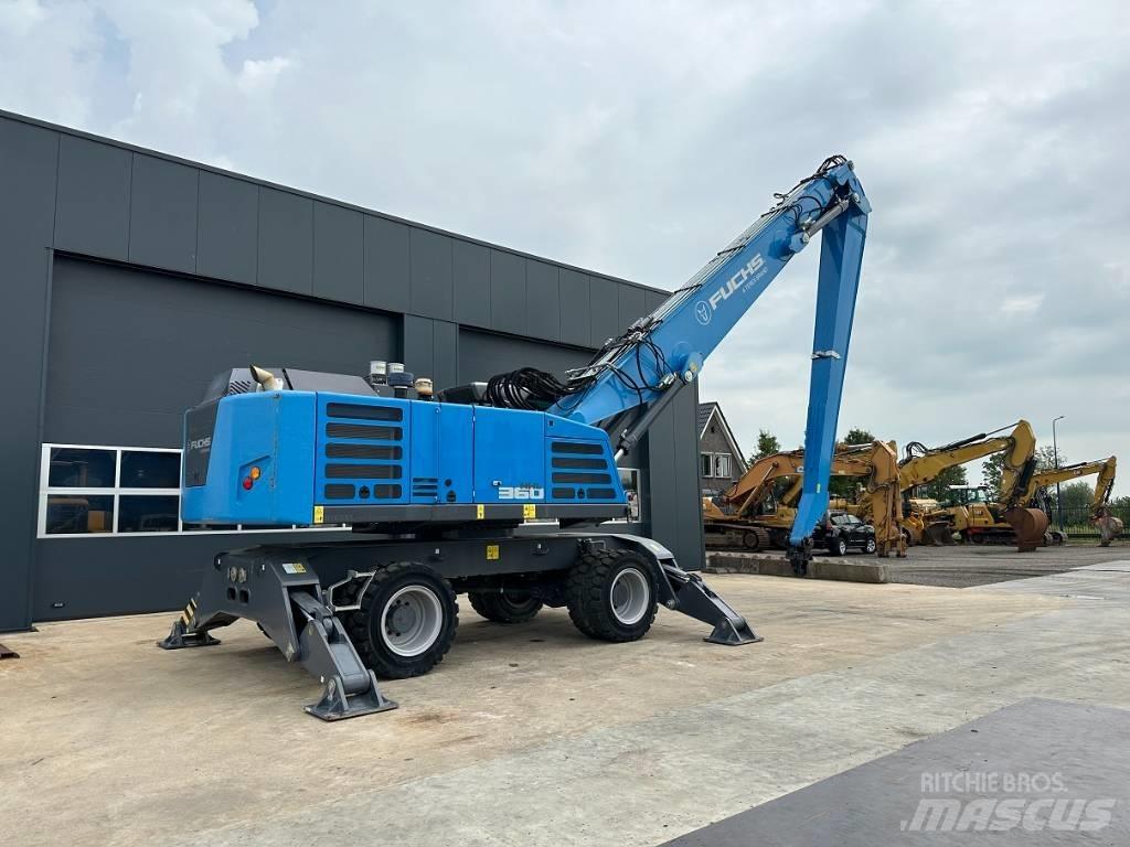Fuchs MHL 360 F Перевантажувачі металобрухту/промислові навантажувачі