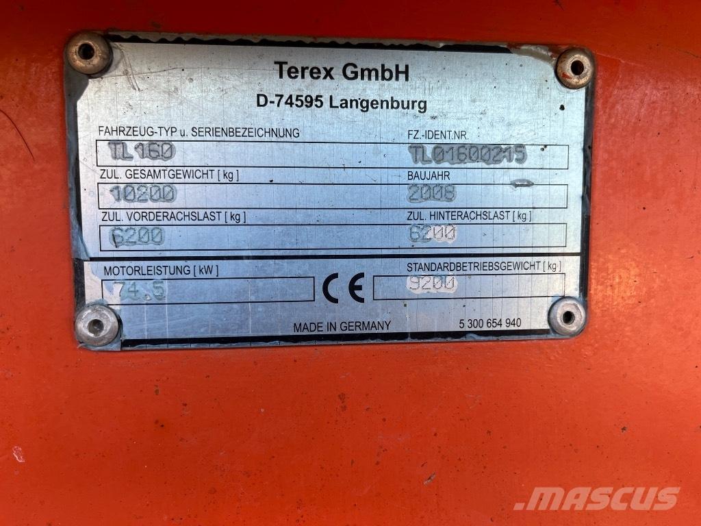 Terex TL 160 Фронтальні навантажувачі