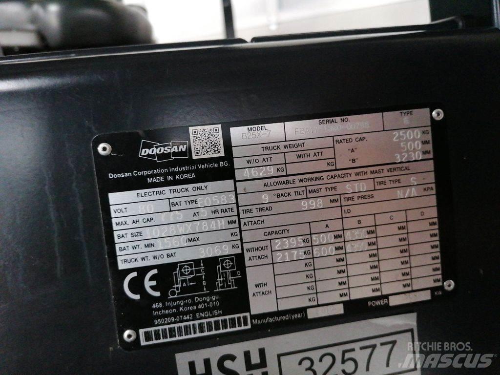 Doosan B25X-7 Електронавантажувачі
