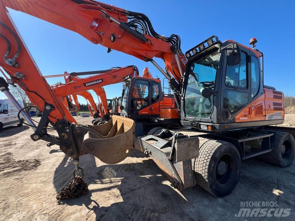 Doosan DX140W-5 Колісні екскаватори