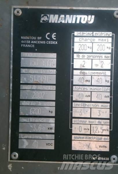 Manitou 150 AETJC Колінчаті підйомники