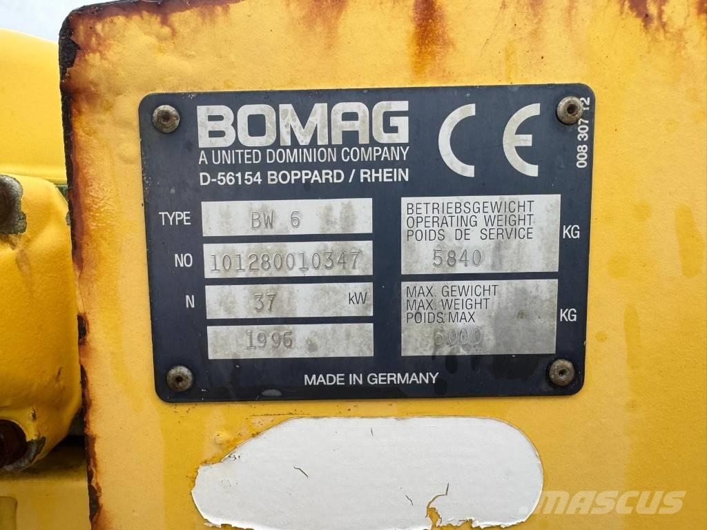 Bomag BW 6 Котки тротуарні