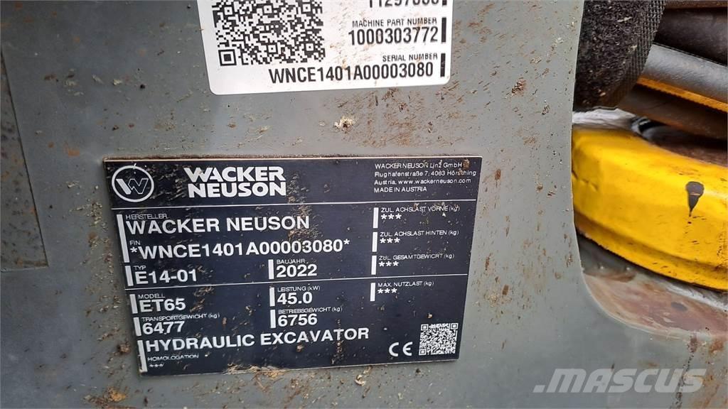 Wacker Neuson ET65 Гусеничні екскаватори