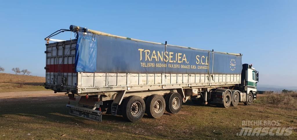 Lecitrailer D1317 Тентовані напівпричепи
