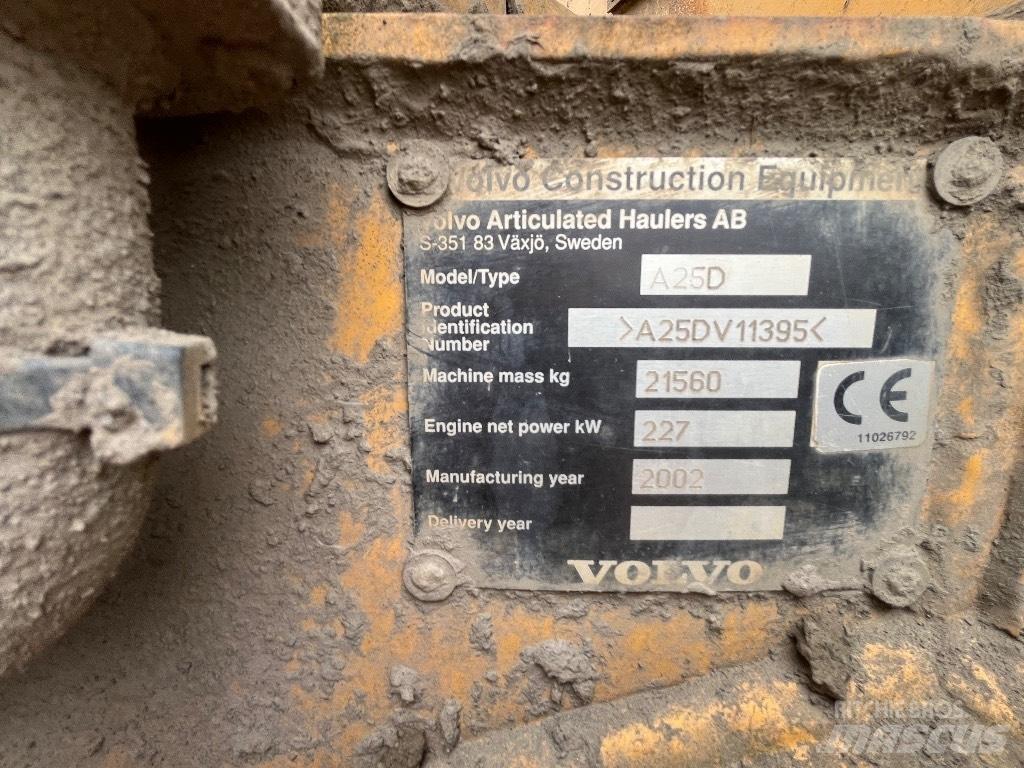 Volvo A 25 D Зчленовані самоскиди