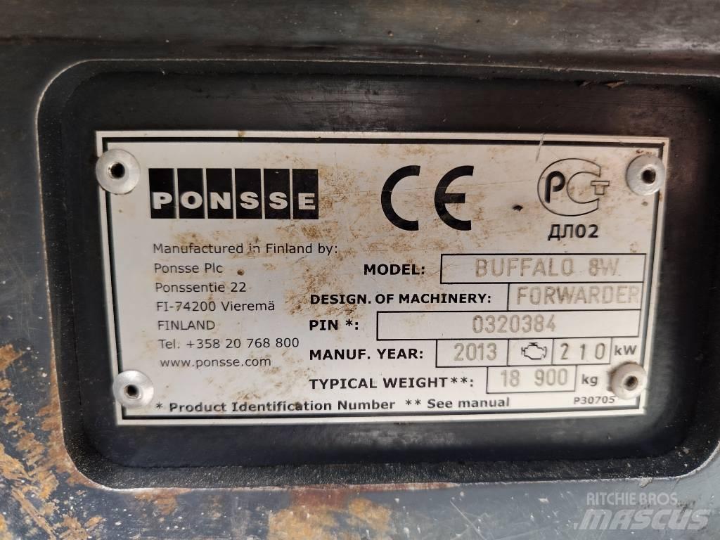 Ponsse Buffalo 8W Форвардери