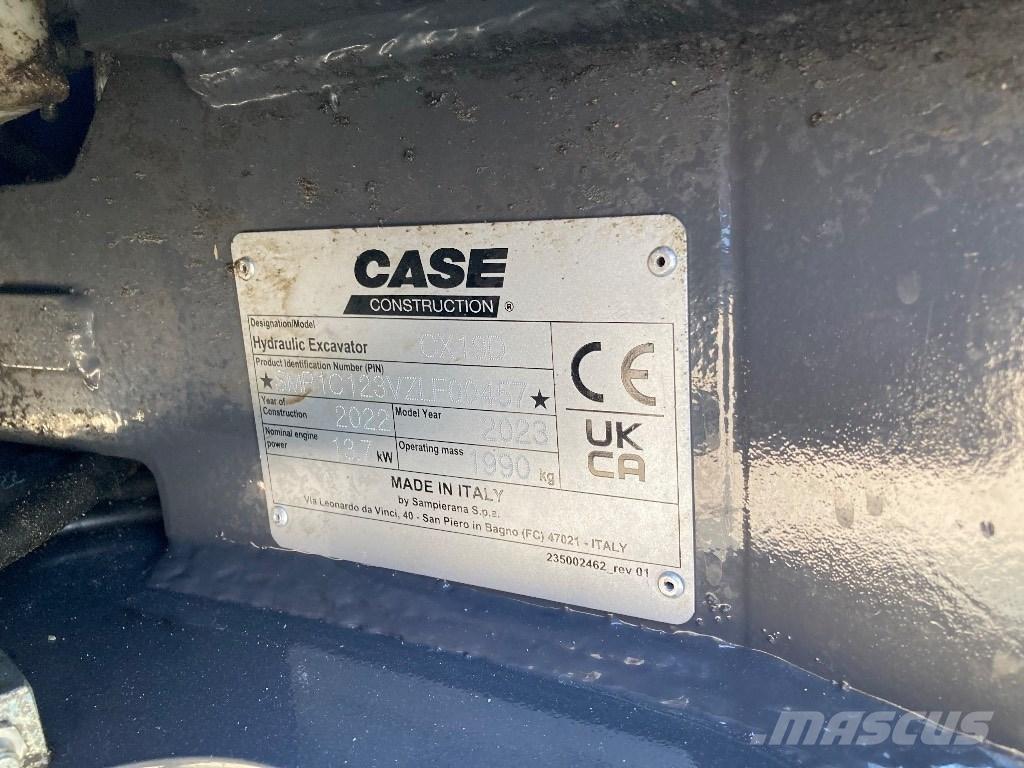 CASE CX 19 D Міні-екскаватори < 7т