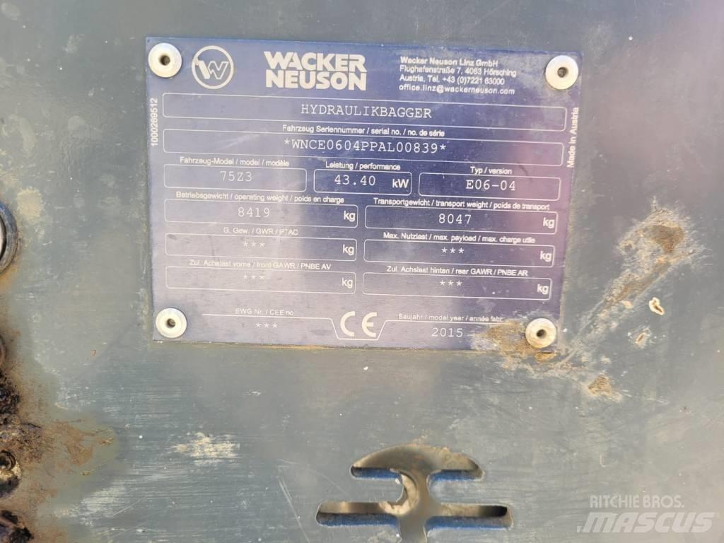 Neuson 75 Z 3 Середні екскаватори 7т. - 12т.