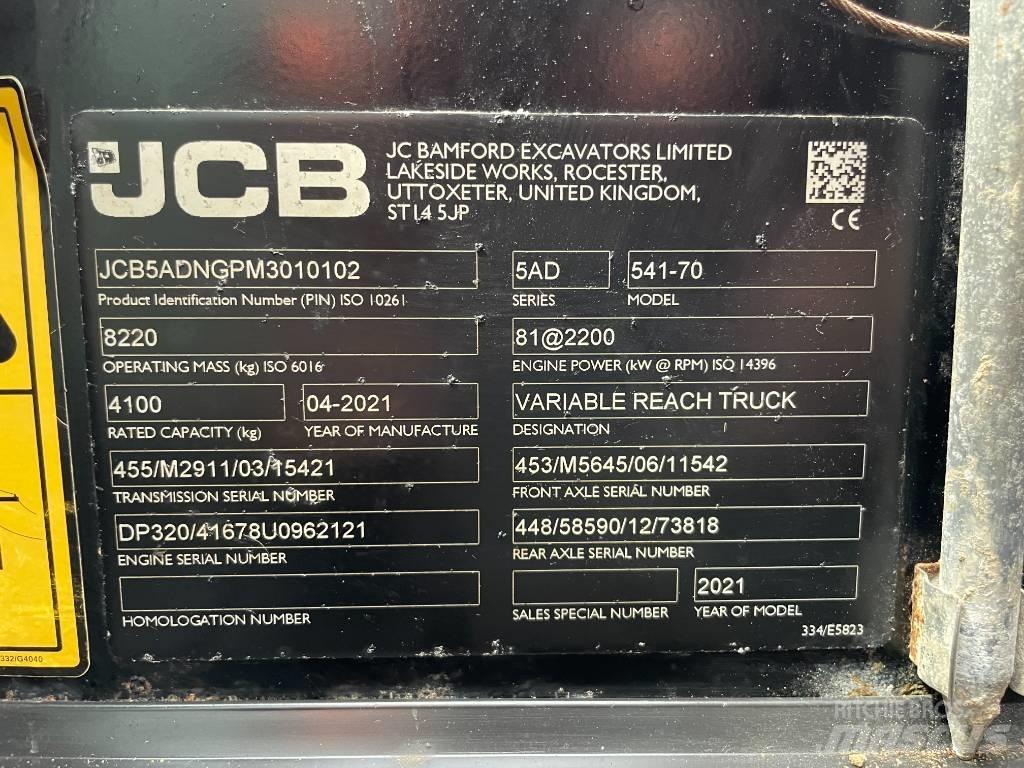 JCB 541-70 Телескопічні навантажувачі