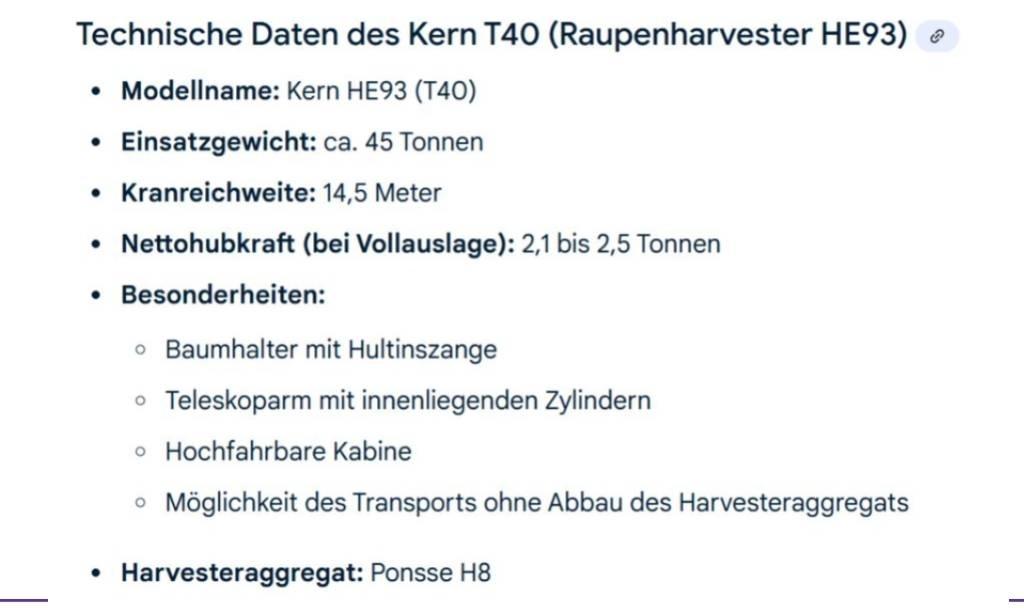 Kern T40 Харвестери