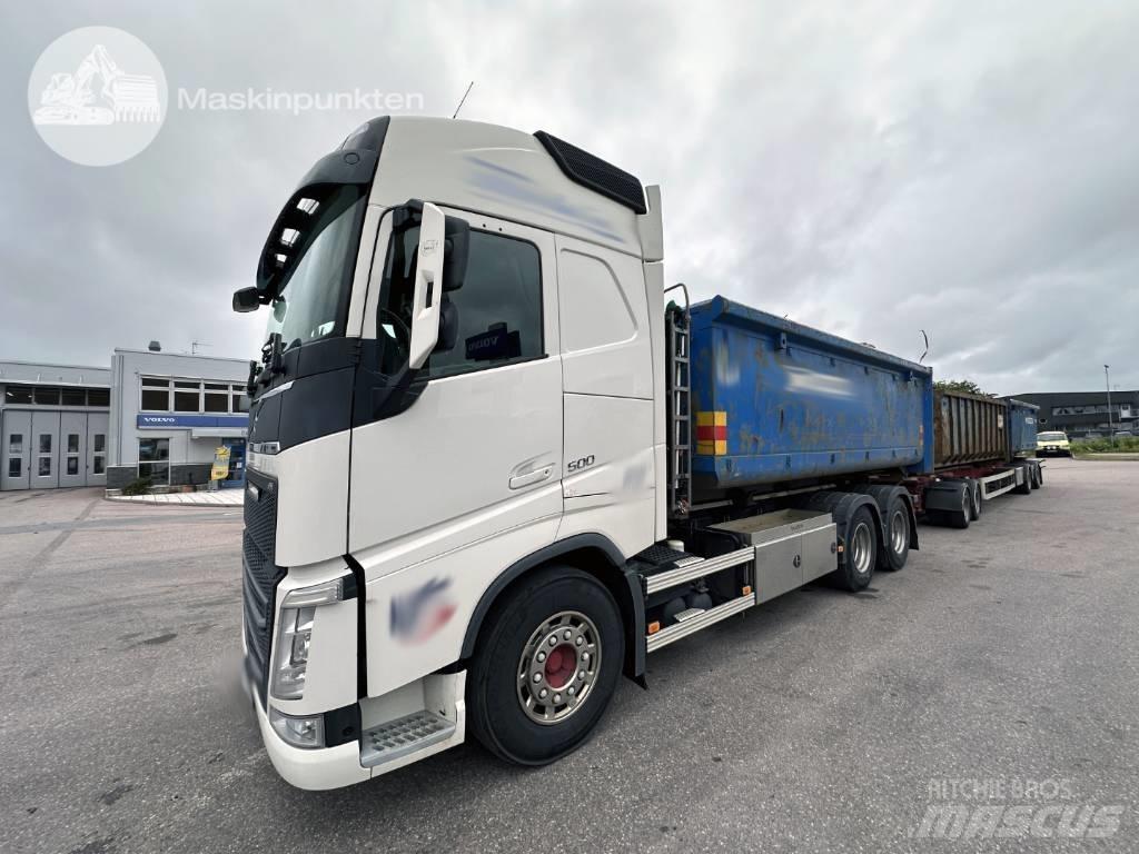 Volvo FH 500 EKIPAGE Вантажівки з гаковим підйомом