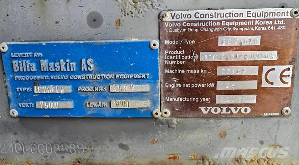 Volvo EC 240 LC Гусеничні екскаватори