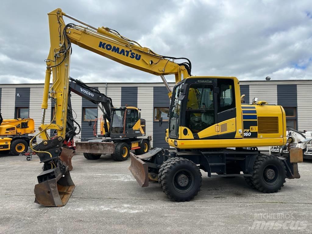 Komatsu PW160-11 Колісні екскаватори