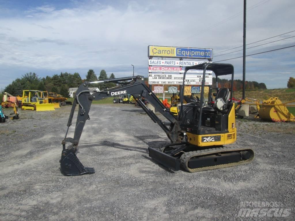 John Deere 26G Міні-екскаватори < 7т