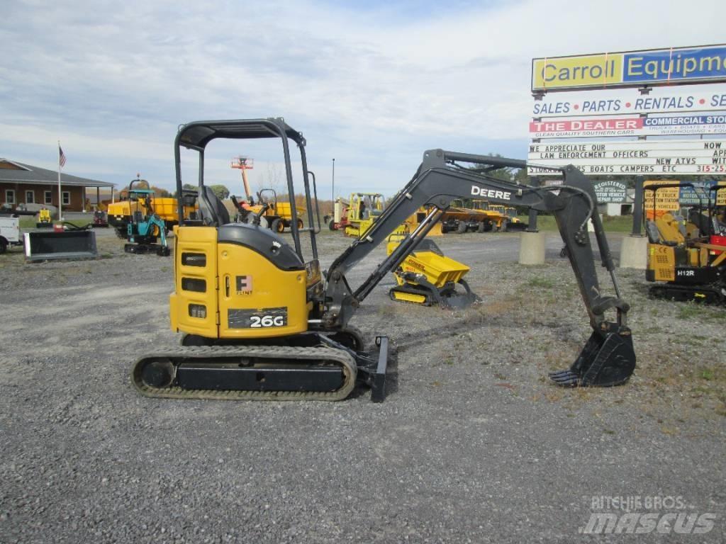 John Deere 26G Міні-екскаватори < 7т