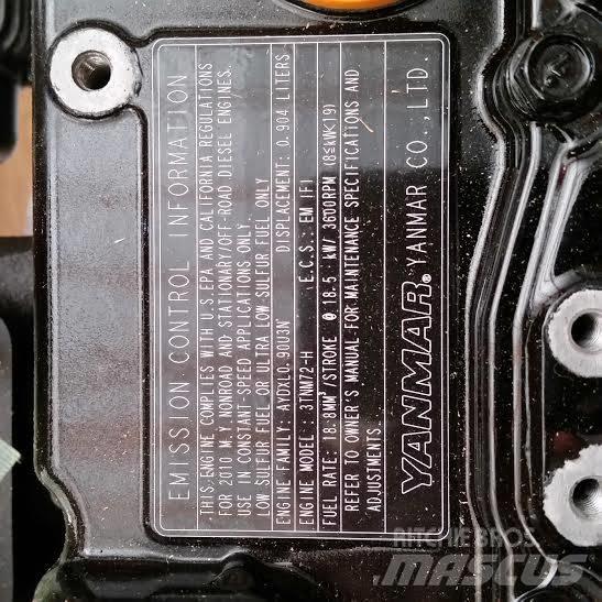 Yanmar 3TNM72 Інше обладнання